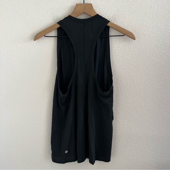 Lululemon Conduit Singlet Tank Back Split Black Neutral 6 - Picture 2 of 8